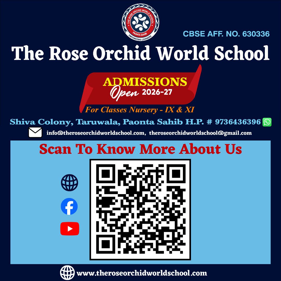 The Rose Orchid World School Admission