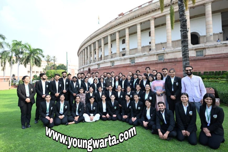हिमाचल प्रदेश विश्व विद्यालय के 51 छात्रों ने देखी लोकसभा की कार्यवाही , केंद्रीय मंत्री जताया आभार 