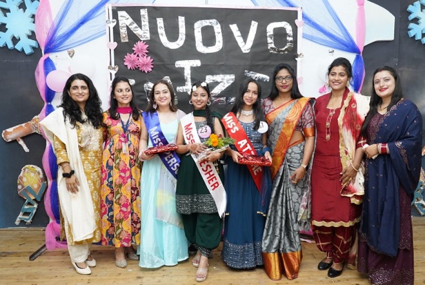 माता पद्मावती कॉलेज ऑफ़ नर्सिंग नाहन में छात्राओं द्वारा फ्रेशर पार्टी का आयोजन