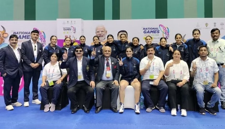 हिमाचल की महिला कबड्डी टीम ने 37वें राष्ट्रीय खेलों में झटका स्वर्ण पदक