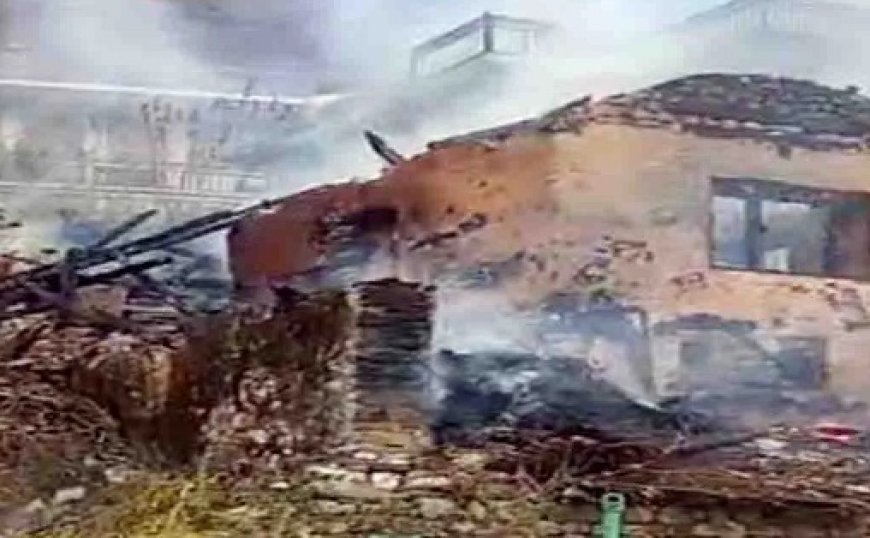 कुल्लू के पढारनी गांव में आगजनी की भेंट चढ़ा मकान जलकर राख, लाखों का नुकसान 