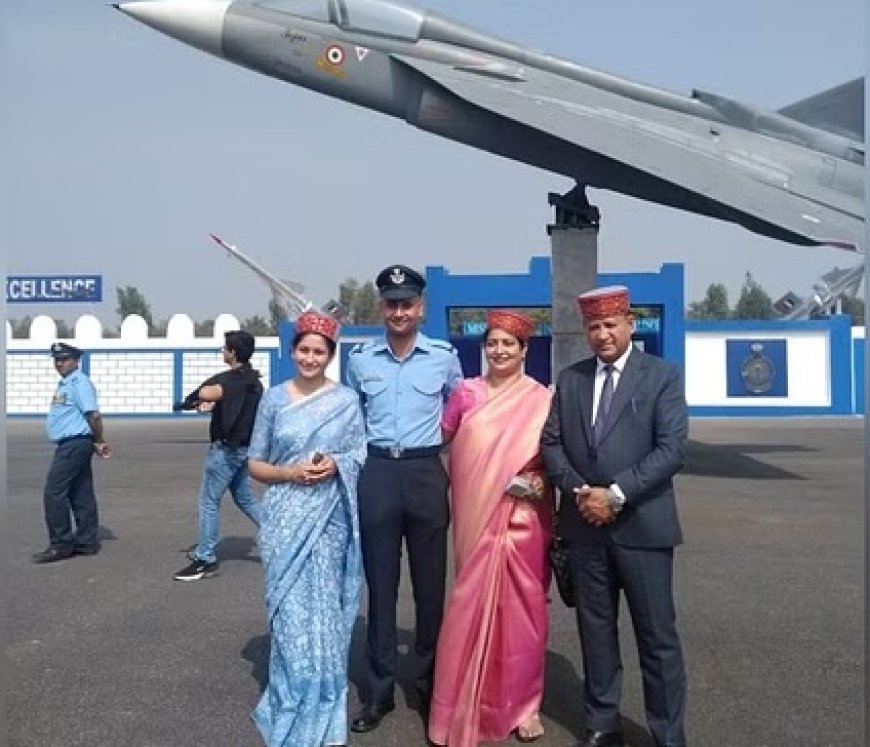 उपलब्धि : भारतीय वायु सेना में फ्लाइंग अफसर बने पालमपुर के सिद्धांत सिंह ठाकुर 