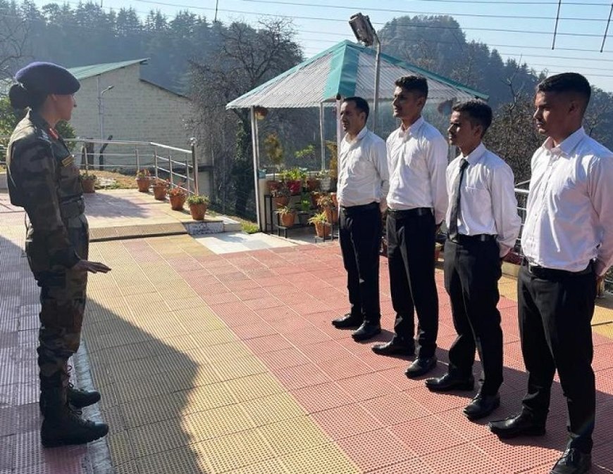 हिमाचल के चार नौजवान भारतीय सेना में भर्ती होकर प्रशिक्षण के लिए रवाना