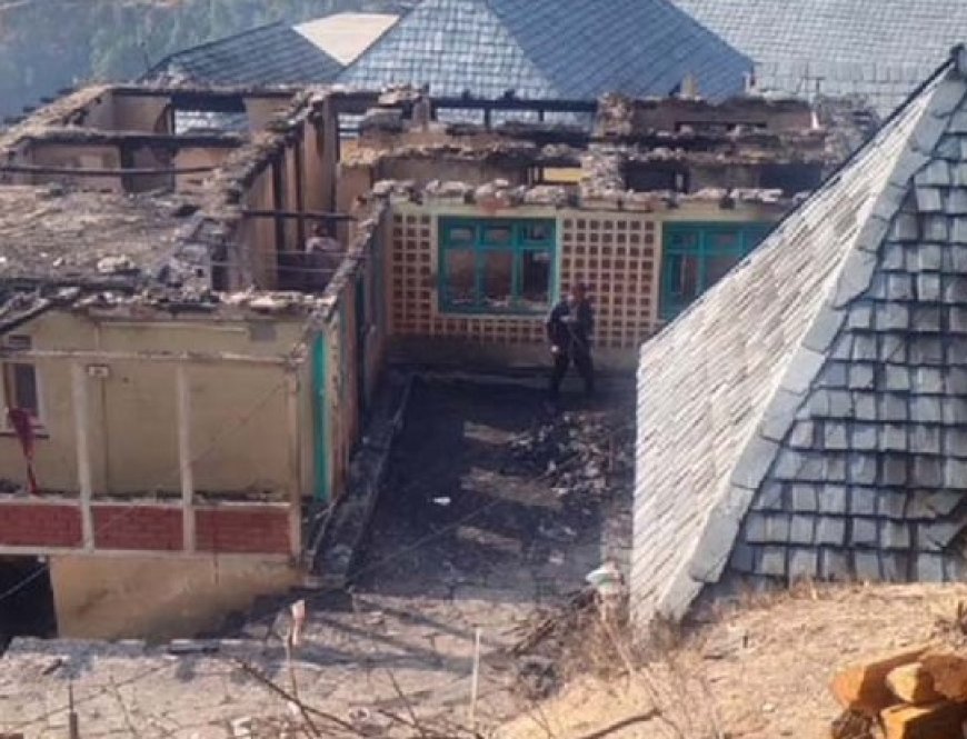 सुंदरनगर के नेहरा में भीषण अग्रिकांड,घटना में 17 कमरे जलकर राख, लाखों का नुकसान 