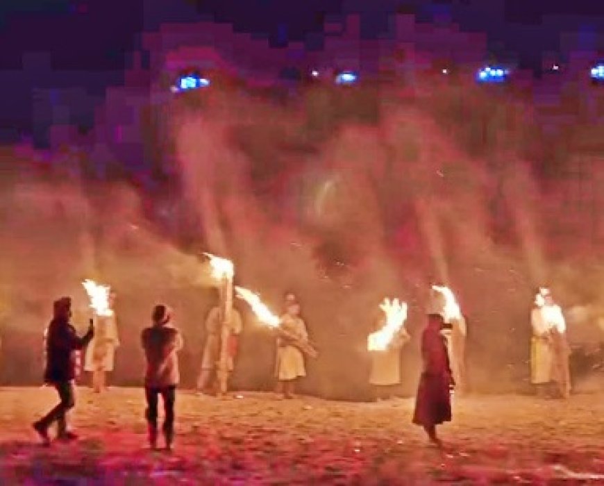 आस्था : लाहौल में हालडा उत्सव की धूम, मशालों के उजाले से चमक उठी सर्द रात्रि 