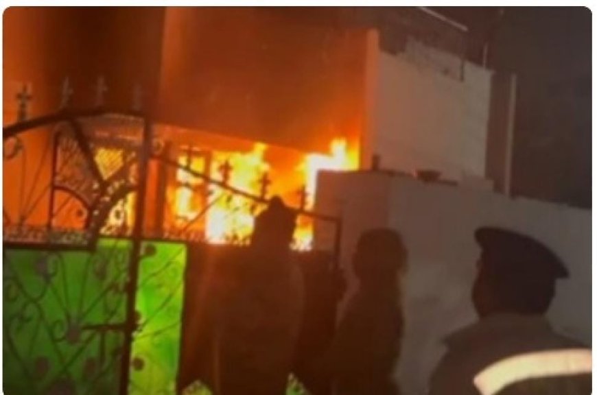 आधी रात में पांवटा साहिब के एक घर में लगी भीषण आग, 50 वर्षीय व्यक्ति झुलसा 