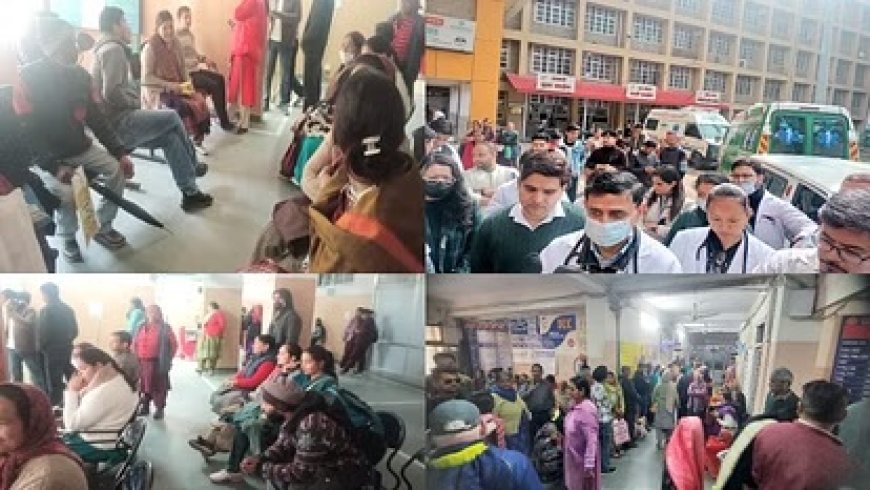 हिमाचल प्रदेश में 2600 डॉक्टरों की ढाई घंटे की हड़ताल दूसरे दिन भी जारी 