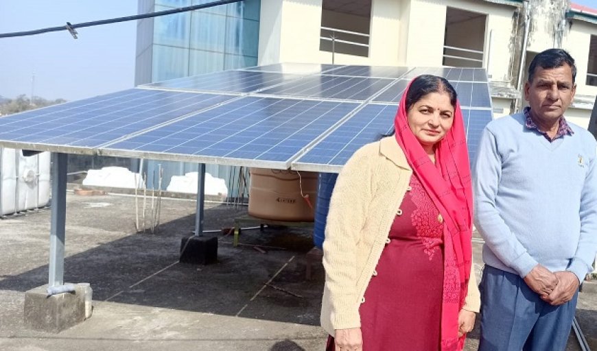 देशराज और दिले राम शर्मा ने हिमऊर्जा की मदद  से अपने घरों पर लगाए 3-3 किलोवॉट के सोलर पैनल  