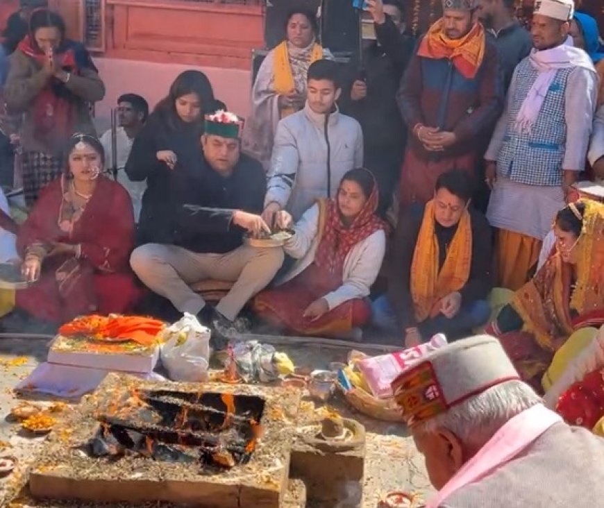 विधायक नीरज नैय्यर ने चंद्रशेखर मंदिर साहू में की पूजा-अर्चना