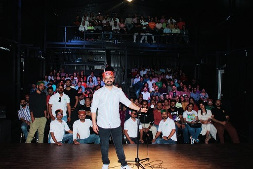  स्टैंड-अप कॉमेडियन विशाल शर्मा ने बेंगलुरु में बसे हिमाचलियों के लिए कॉमेडी शो किया आयोजित   