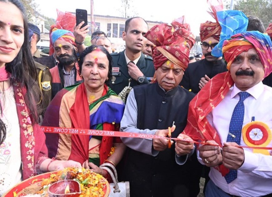राज्यपाल ने सुजानपुर में राष्ट्र स्तरीय होली उत्सव का किया शुभारंभ