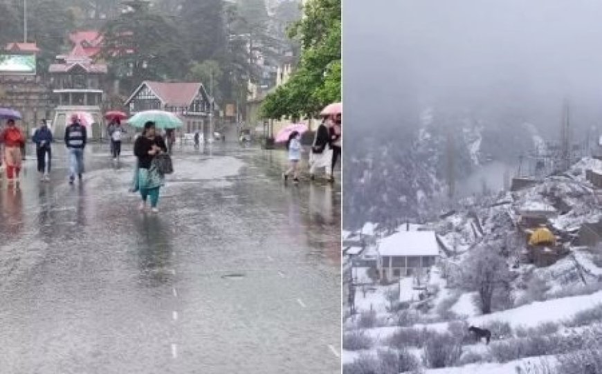 आगामी 6 दिनों में प्रदेश के विभिन्न इलाकों में बारिश और बर्फबारी की संभावना 
