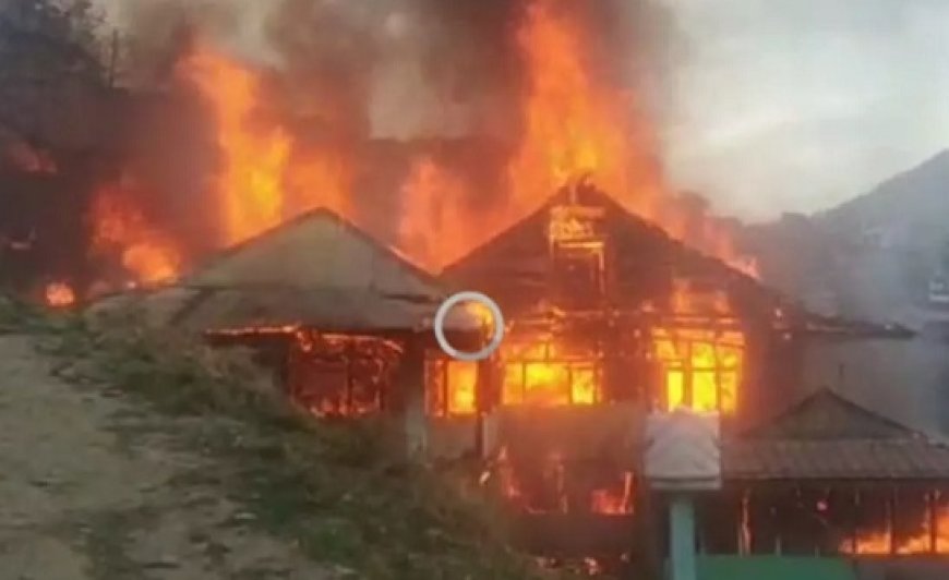 शिमला में भीषण अग्निकांड की भेंट चढ़े सात परिवारों के मकान, घटना में करीब एक करोड़ का नुकसान