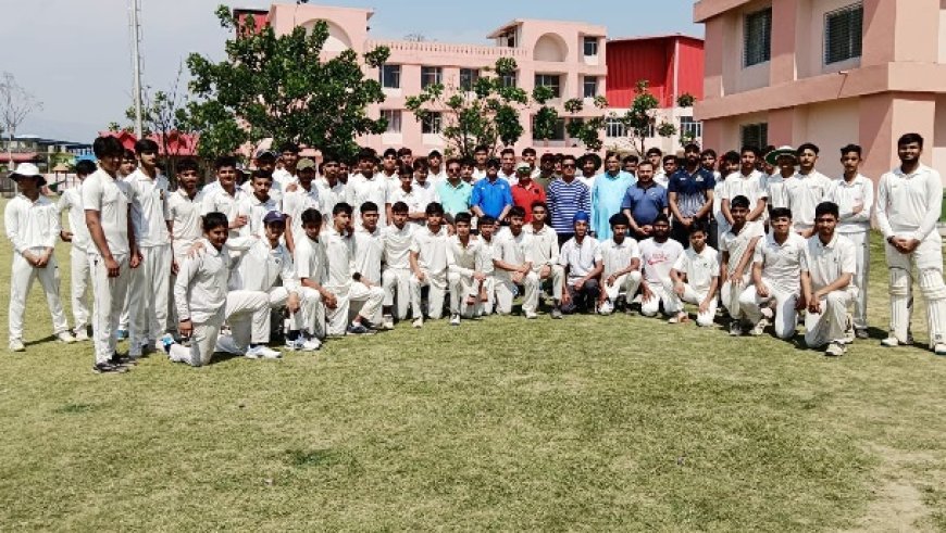 पावंटा साहिब में अंडर 19 क्रिकेट लीग ट्रायल में 40 खिलाडियों का चयन....