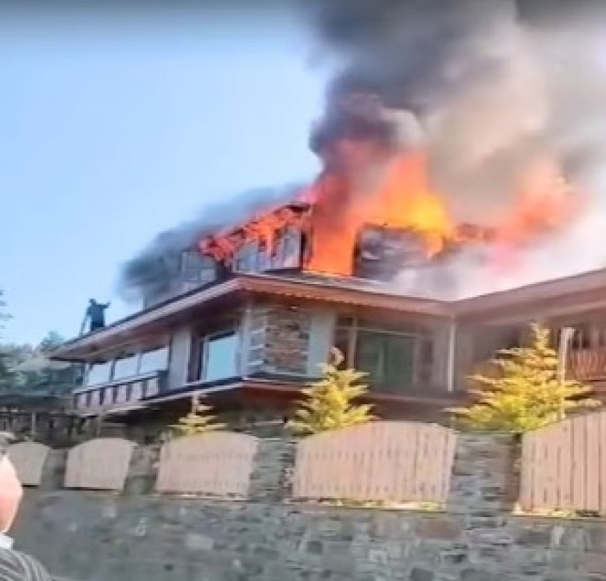 शिमला के जरोल गांव में भीषण अग्निकांड की भेंट चढ़ा मकान, घटना में लाखों का नुकसान 