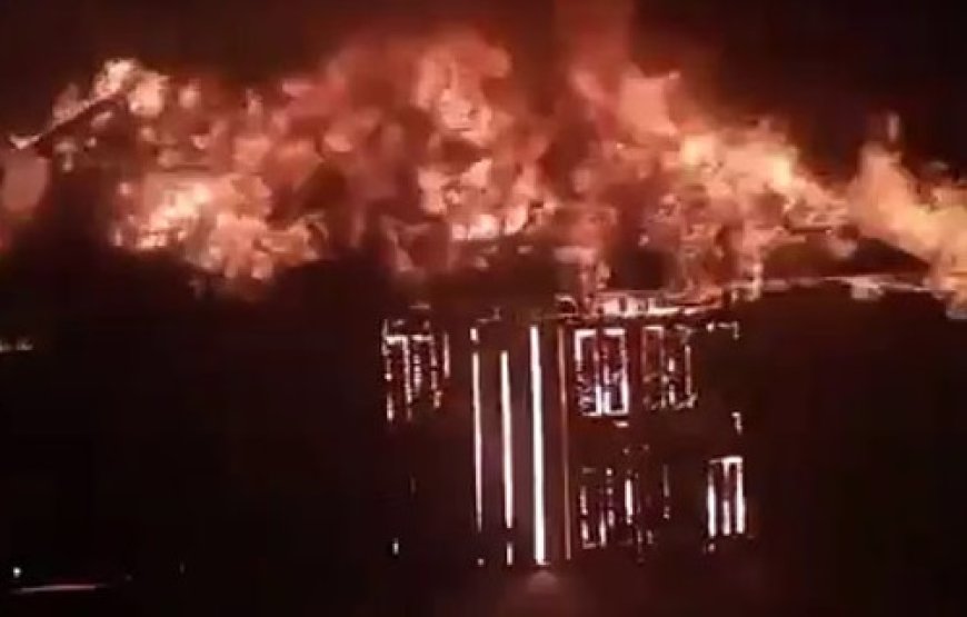 चंबा के सलूणी में आगजनी की भेंट चढ़ी दो मंजिला दुकान, लाखों का नुकसान 