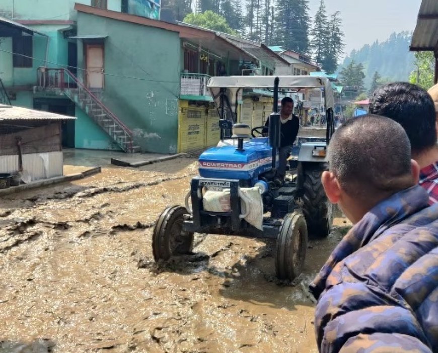 पन विद्युत परियोजना की एचआरडी टनल में पानी का रिसाव,मुल्थान गांव और बाजार में बाढ़ जैसे हालात 