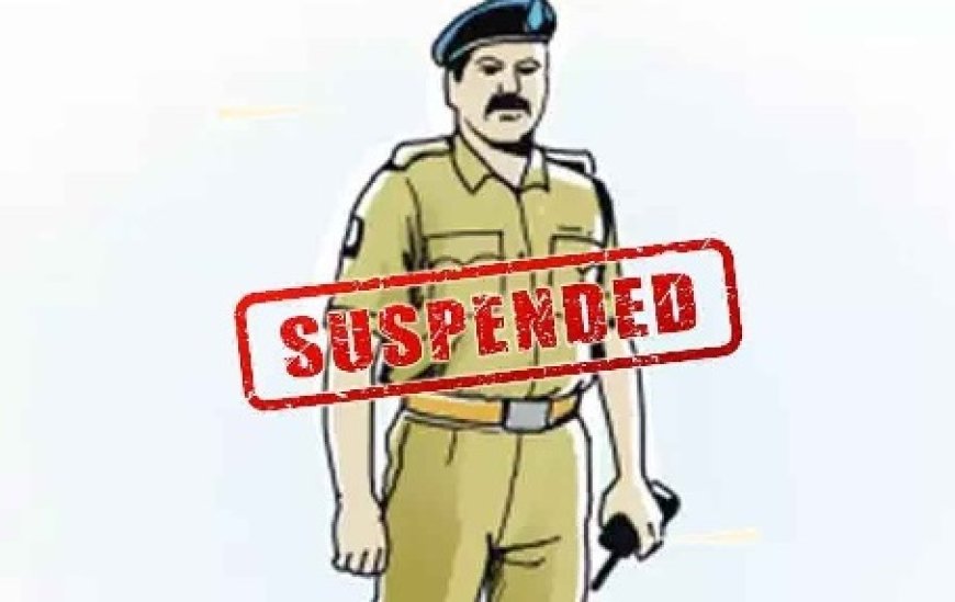 ड्यूटी पर कोताही बरतने पर आईपीएस गौरव सिंह ने एक हैड कांस्टेबल को किया सस्पेंड