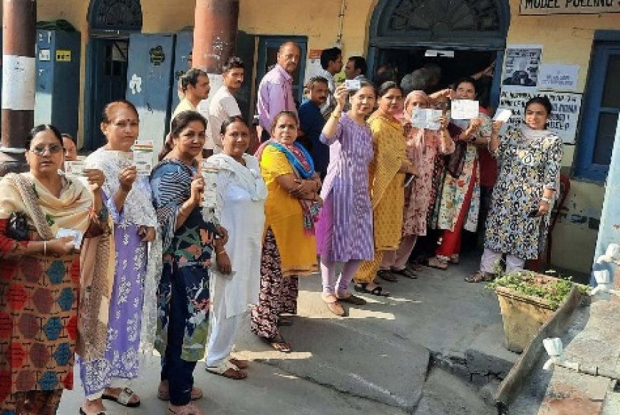 लोकसभा चुनाव : हिमाचल में 1 बजे तक 48.63 प्रतिशत हुआ मतदान