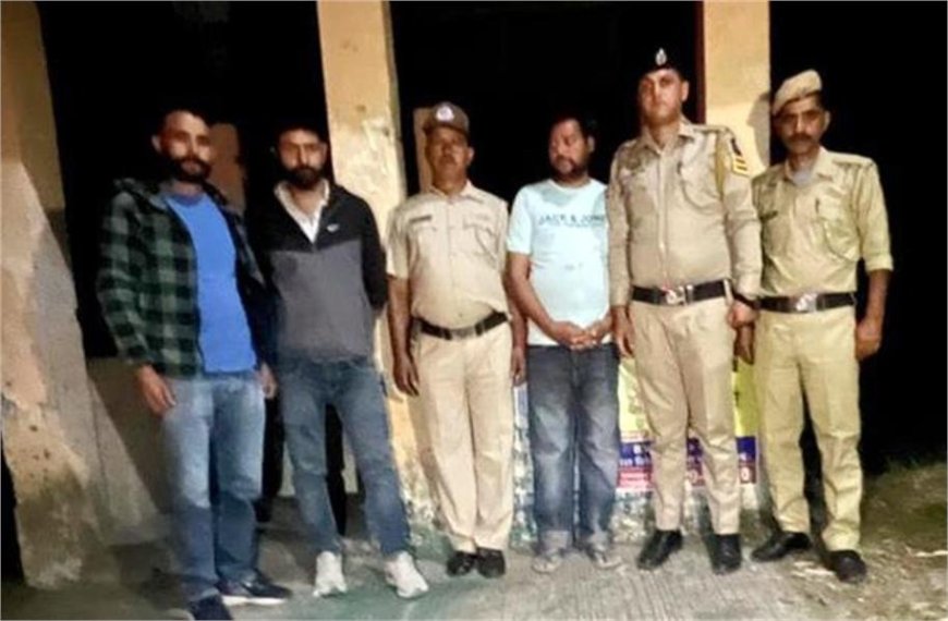 10.79 ग्राम चिट्टे के साथ पंजाब का युवक गिरफ्तार , जांच में जुटी पुलिस