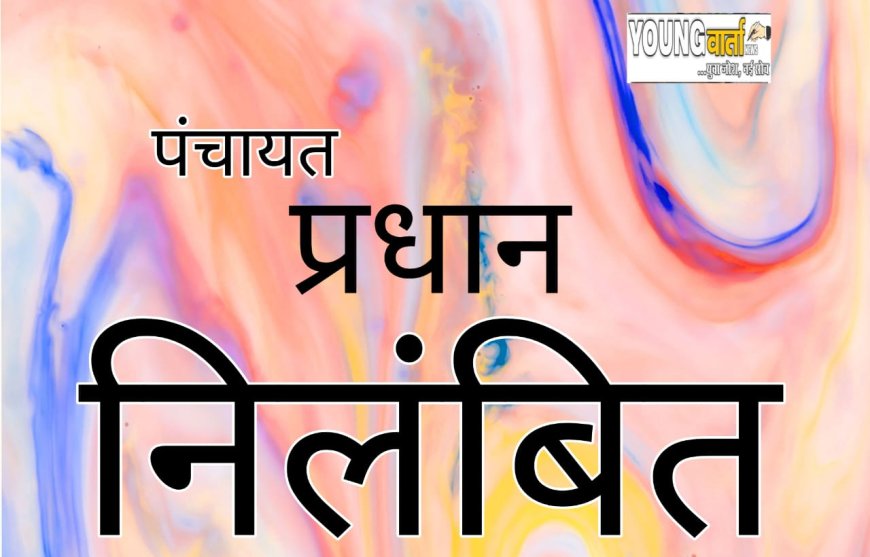 सरकारी धन के दुरुपयोग में ग्राम पंचायत नाया पंजोड़ और कठवाड़ के प्रधान निलंबित 