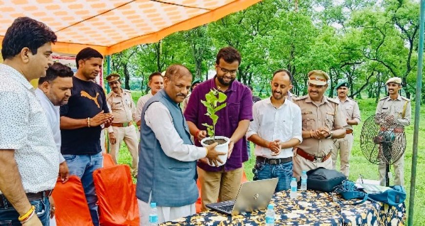  प्रदेश स्तरीय 75वें वन महोत्सव के अवसर पर वन रेंज भगानी में पौधारोपण कार्यक्रम का आयोजन 