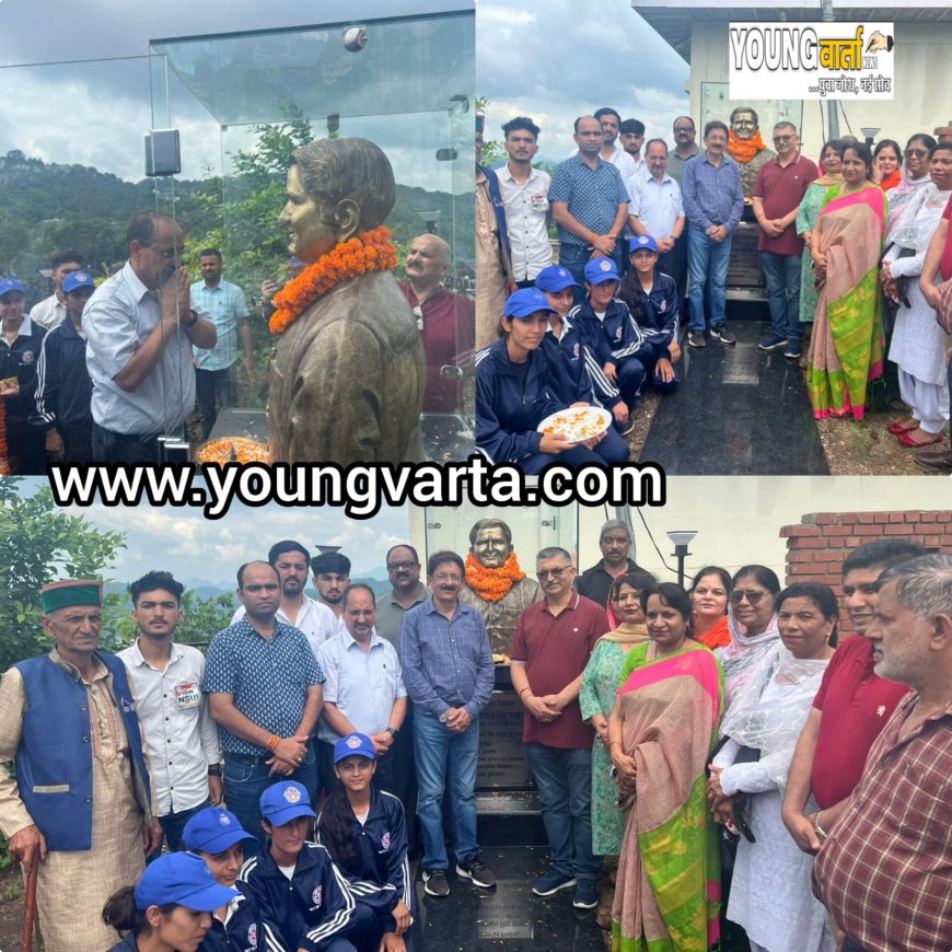 डॉ. यशवंत सिंह परमार राजकीय स्नातकोत्तर महाविद्यालय नाहन में हिमाचल निर्माता को किया याद