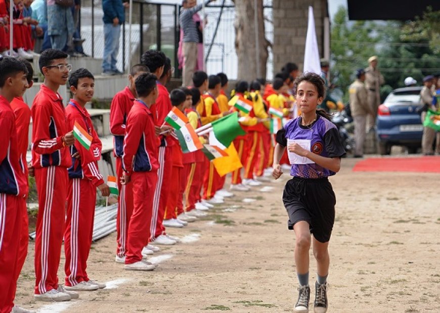 नशा मुक्त भारत अभियान के तहत किन्नौर में मैराथन दौड़ प्रतियोगिता आयोजित