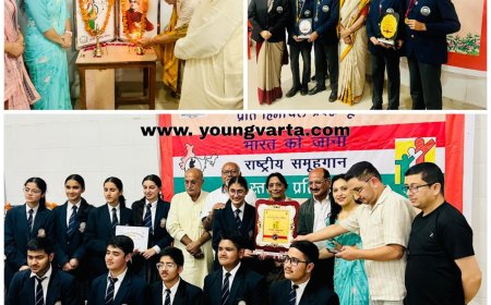 राष्ट्रीय समूह गान प्रतियोगिता में दयानंद पब्लिक स्कूल शिमला ने मारी बाजी , प्रदेश भर में हासिल किया प्रथम