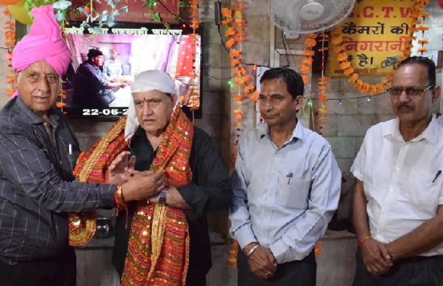 विधानसभा अध्यक्ष ने भलेई माता मंदिर में टेका माथा,क्षेत्र की सुख समृद्धि व खुशहाली के लिए मांगी दुआएं