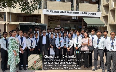 प्रदेश कॉलेज ऑफ लॉ काला-अंब के छात्रों ने पंजाब और हरियाणा उच्च न्यायालय का किया दौरा 