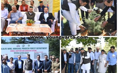 वन्य प्राणियों का संरक्षण और स्वच्छता अभियान एक जन आंदोलन , इसमें सहभागिता निभाए आम नागरिक : विक्रमादित्य सिंह