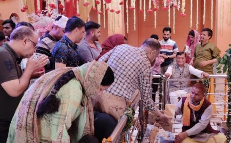 पहले नवरात्र पर नाहन के प्राचीन कालीस्थान मंदिर में श्रद्धालुओं की उमड़ी  भीड़