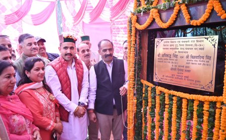 बनूटी में 64 करोड़ से बनेगा वेलनेस सेंटर : विक्रमादित्य सिंह