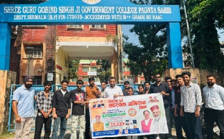 भाजपा सदस्यता अभियान को गति देने के लिए पांवटा में मेगा ड्राइव का आयोजन 