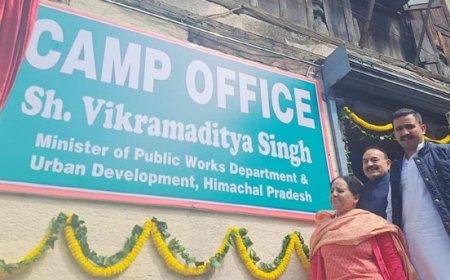 विक्रमादित्य सिंह ने मंडी राजमहल कॉम्पलेक्स में कैंप ऑफिस का किया शुभारंभ