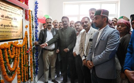 ठियोग अस्पताल को जिला अस्पताल एवं कुमारसैन अस्पताल को बनाया जायेगा आदर्श अस्पताल :अनिरुद्ध सिंह