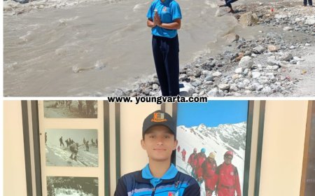 एवरेस्ट फतह के लिए चयनित संगड़ाह के गत्ताधार की कृतिका का नागरिक अभिनंदन