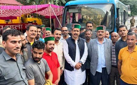 लोक निर्माण मंत्री ने ब्रो बाईपास रोड का किया औचक निरीक्षण