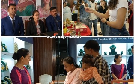 पांवटा में वर्मा ज्वैलर्स की प्रदर्शनी में उमड़ी ग्राहकों की भीड़, आईपीएस अदिति सिंह ने किया एग्जीबिशन का शुभारंभ 