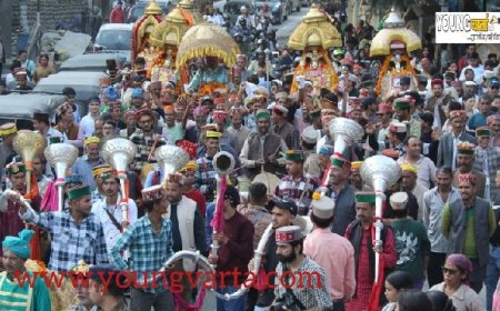 रथयात्रा के बाद कुल्लू दशहरा में भगवान नरसिंह की जलेब रही आकर्षण का केंद्र