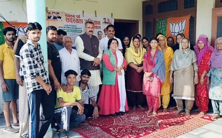 सदस्यता अभियान के अंतर्गत पांवटा साहिब में भाजपा SC मोर्चा ने चलाया सदस्यता अभियान