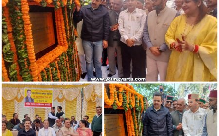 लोक निर्माण मंत्री ने तारादेवी बाइपास-मथोली संपर्क सड़क मार्ग की रखी आधारशिला