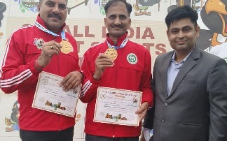 वन अधिकारी मोहित ने बैडमिंटन में स्वर्ण पदक किया अपने नाम