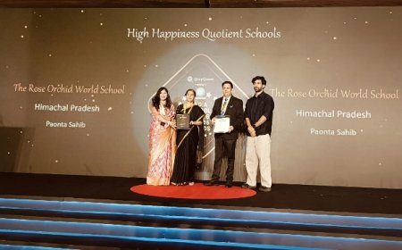 उपलब्धि : द रोज ऑर्किड वर्ल्ड स्कूल देश के शीर्ष 10 स्कूलों में शामिल 