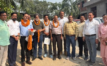 पुरूवाला में एक सप्ताह तक चलने वाले आवासीय NSS शिविर का विधिवत उदघाटन