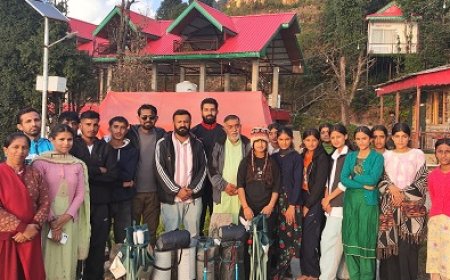 विद्यार्थियों ने मानव हिल रिजार्ट में पर्यटन एवं आतिथ्य सत्कार विषय का व्यावहारिक ज्ञान किया अर्जित