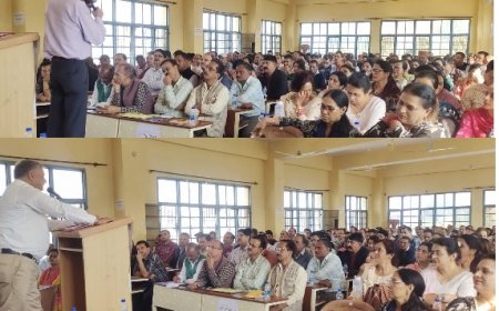 एनएसएस की वार्षिक बैठक में दो जिलों के पहुंचे करीब 300 प्रिंसिपल और प्रोग्राम ऑफिसर 