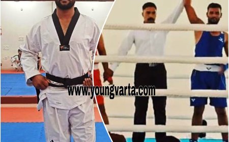 ऑल इंडिया ताइक्वांडो प्रतिस्पर्धा में अपने जौहर दिखाएगा राजगढ़ का अंकुश