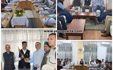 सिरमौर पहुंची हिमाचल प्रदेश राज्य लेखा समिति , विभागों , बोर्डों और निगमों की आय व्यय की हुई समीक्षा 